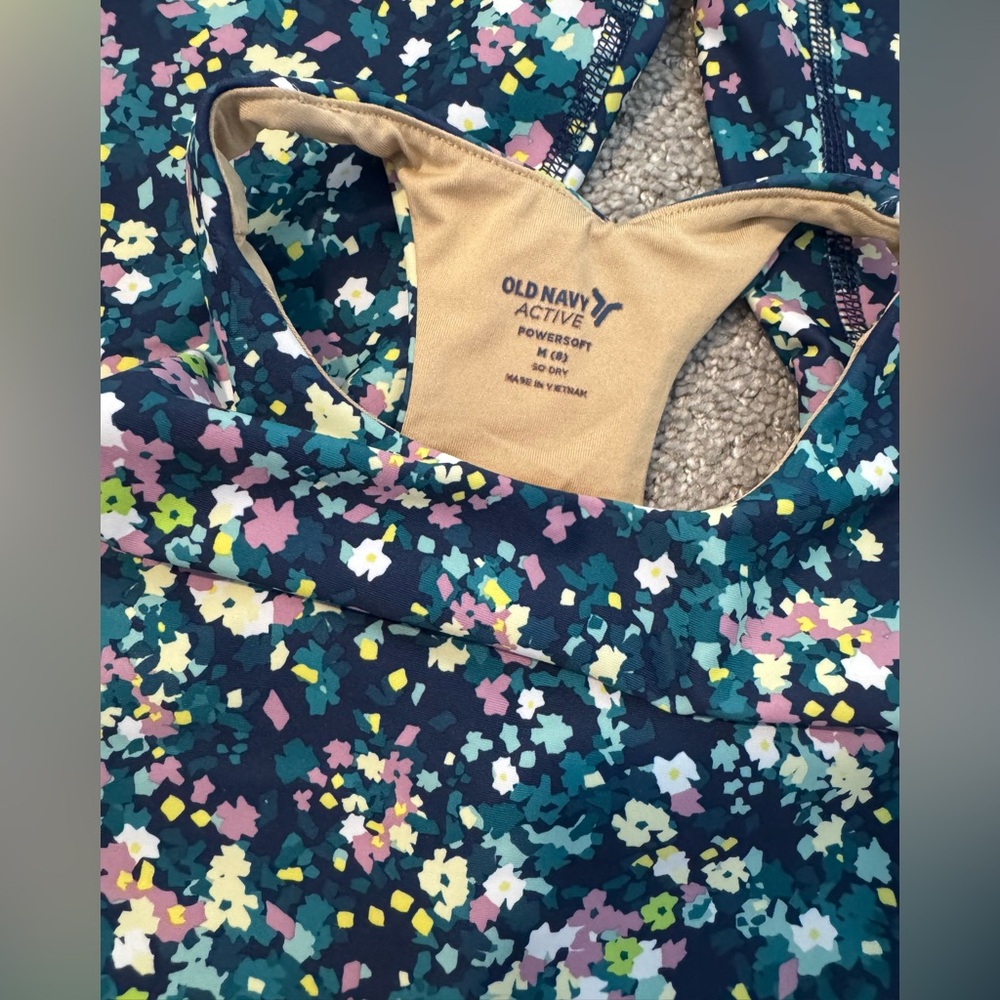 Old Navy active wear floral set